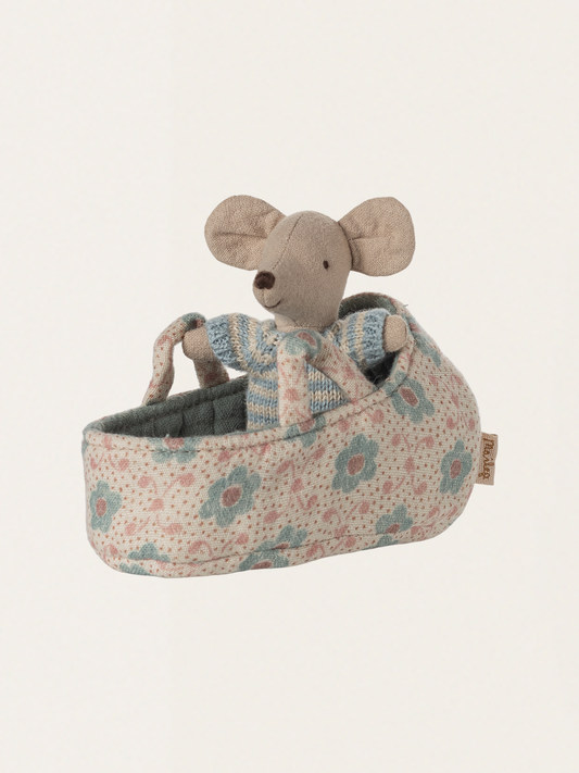 Myszka Baby Mouse w łóżeczku Blue