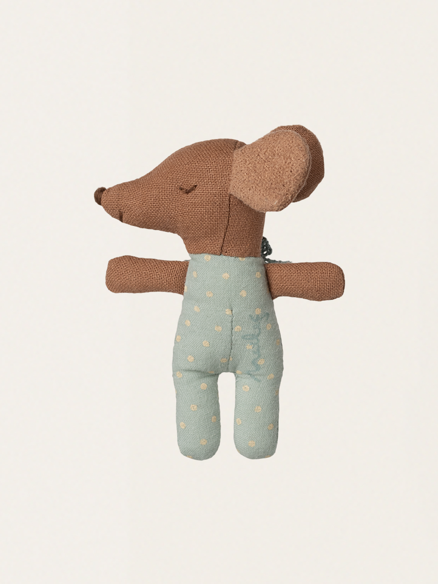 Myszka sleepy - wakey Baby Mouse w pudełku po zapałkach Blue