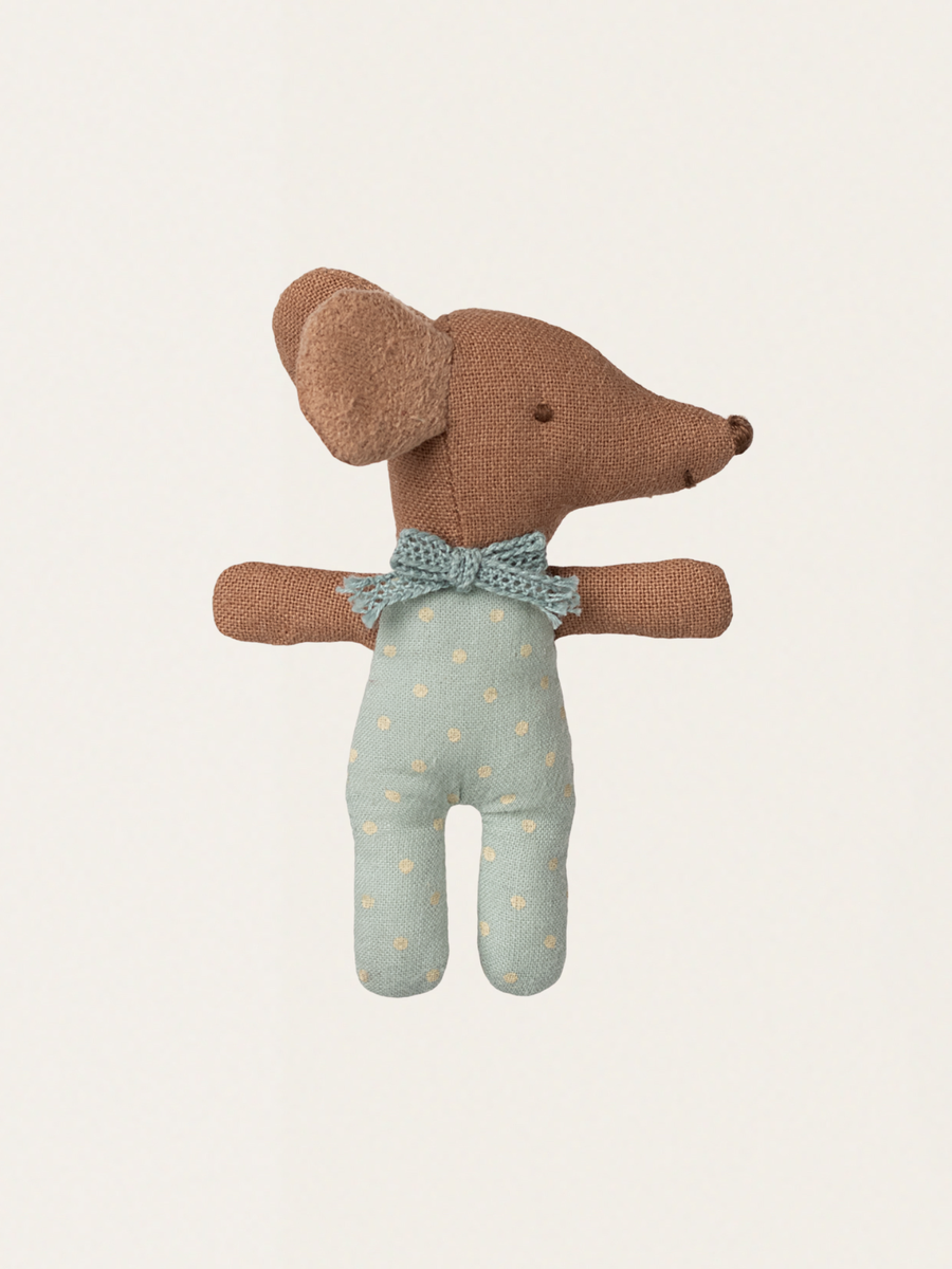 Myszka sleepy - wakey Baby Mouse w pudełku po zapałkach Blue