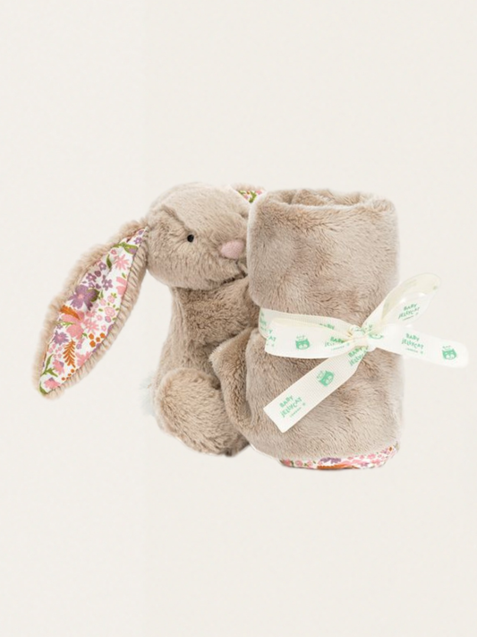 Króliczek przytulanka kocyk Blossom Petal