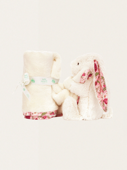 Króliczek przytulanka kocyk Blossom Berry