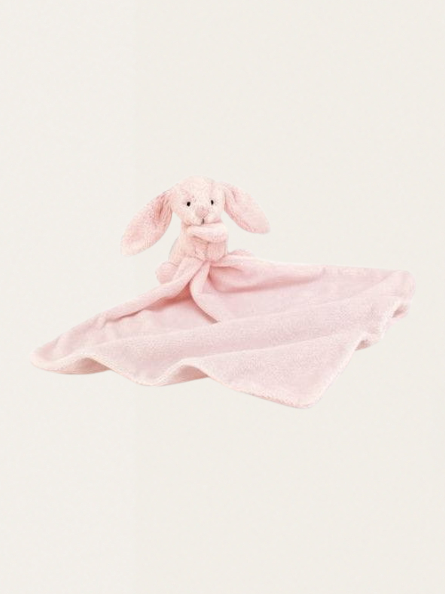 Króliczek przytulanka kocyk Light Pink