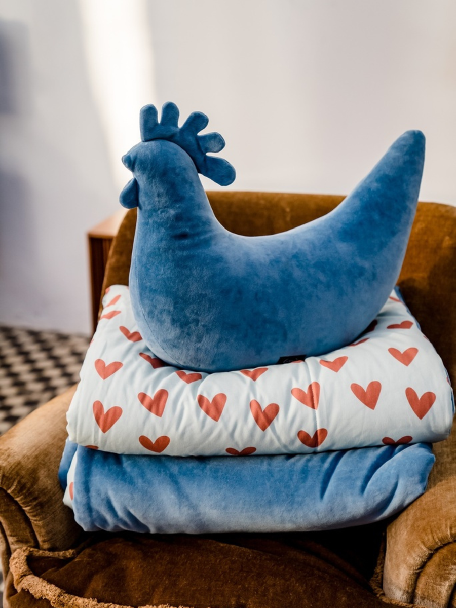 Poduszka do karmienia Kura Babci Dany Cotto Wind Blue