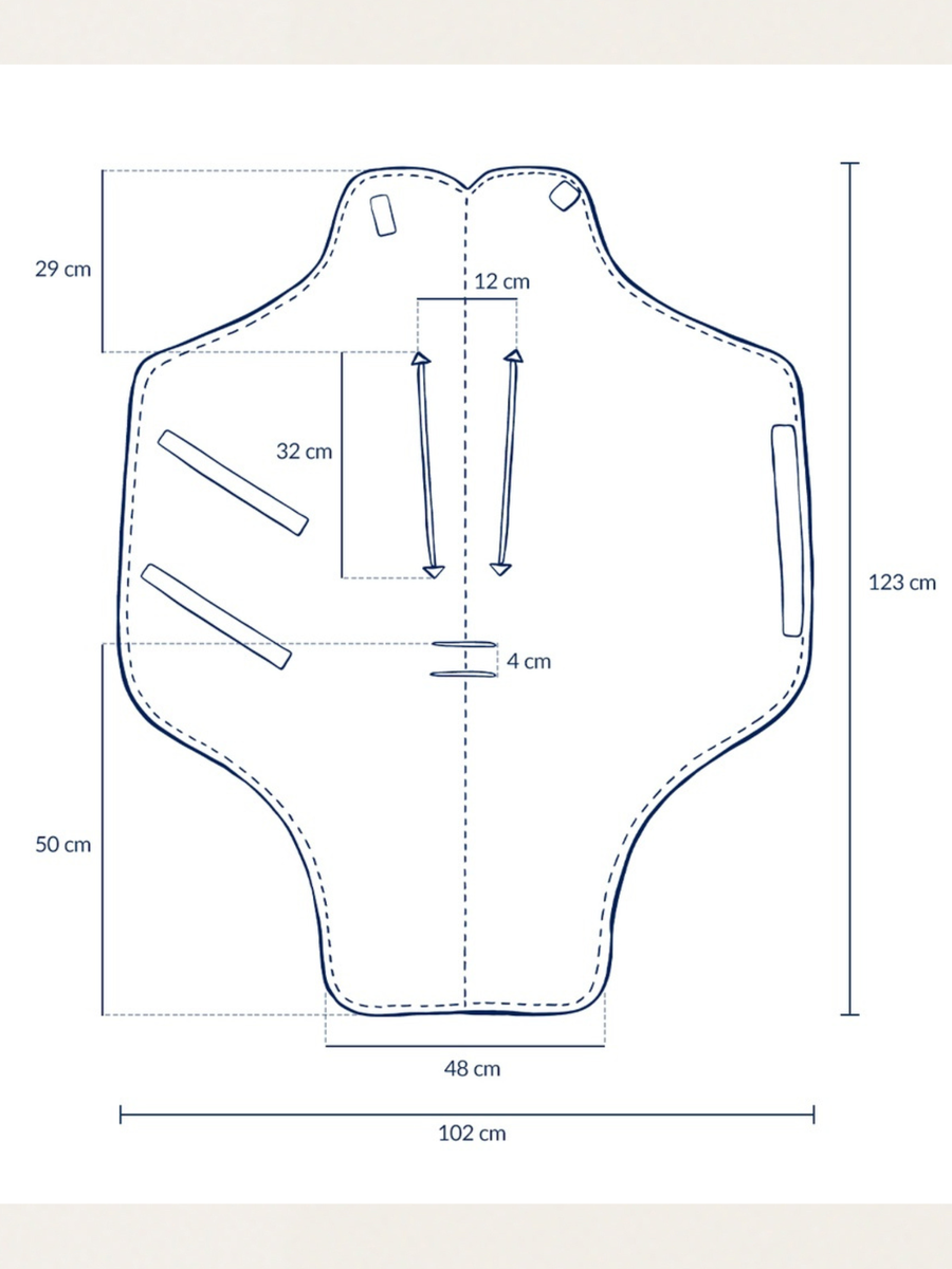 Kocyk do fotelika samochodowego Multi Mom Cherie