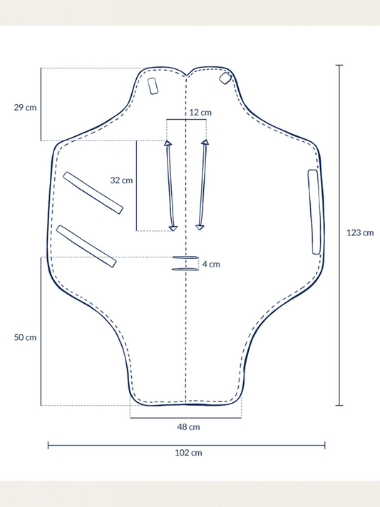 Kocyk do fotelika samochodowego Multi Mom Cherie