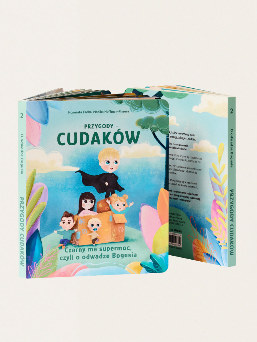 Przygody Cudaków Tom II - Czarny ma supermoc, czyli o odwadze Bogusia