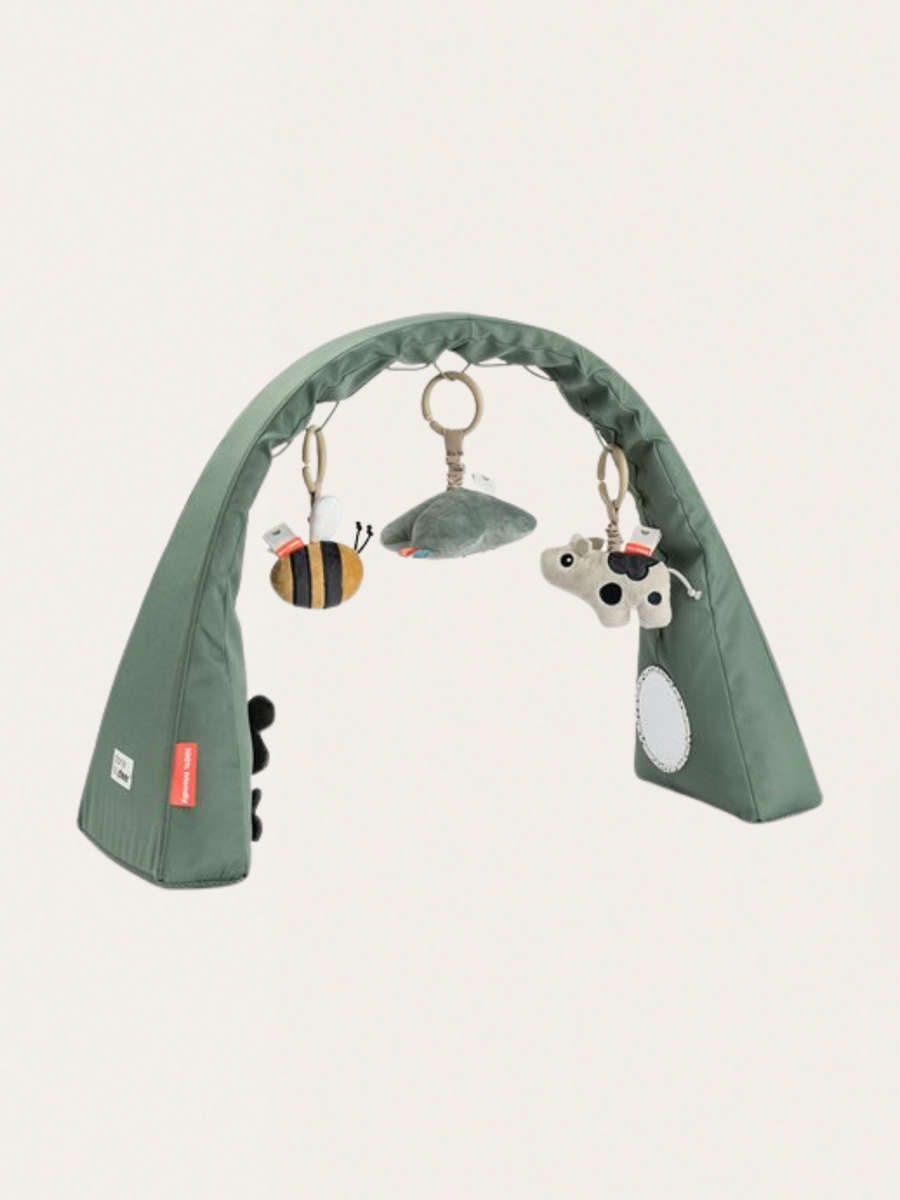 Pałąk edukacyjny z zawieszkami Tiny Farm Green