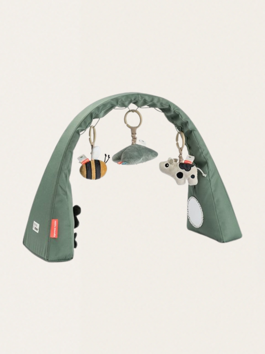 Pałąk edukacyjny z zawieszkami Tiny Farm Green