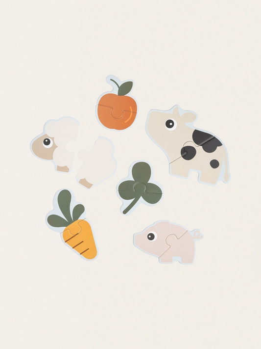 Pierwsze Puzzle dwuelementowe Tiny Farm