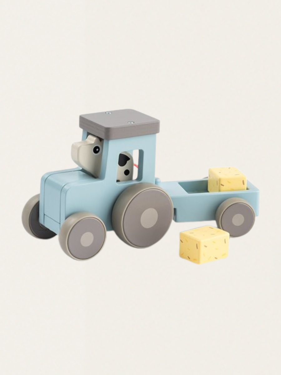Drewniany traktor Dotti