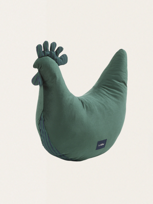 Poduszka do karmienia Kura Babci Dany Velvet Stripes Green