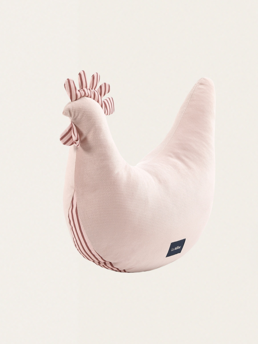 Poduszka do karmienia Kura Babci Dany Velvet Stripes Pink