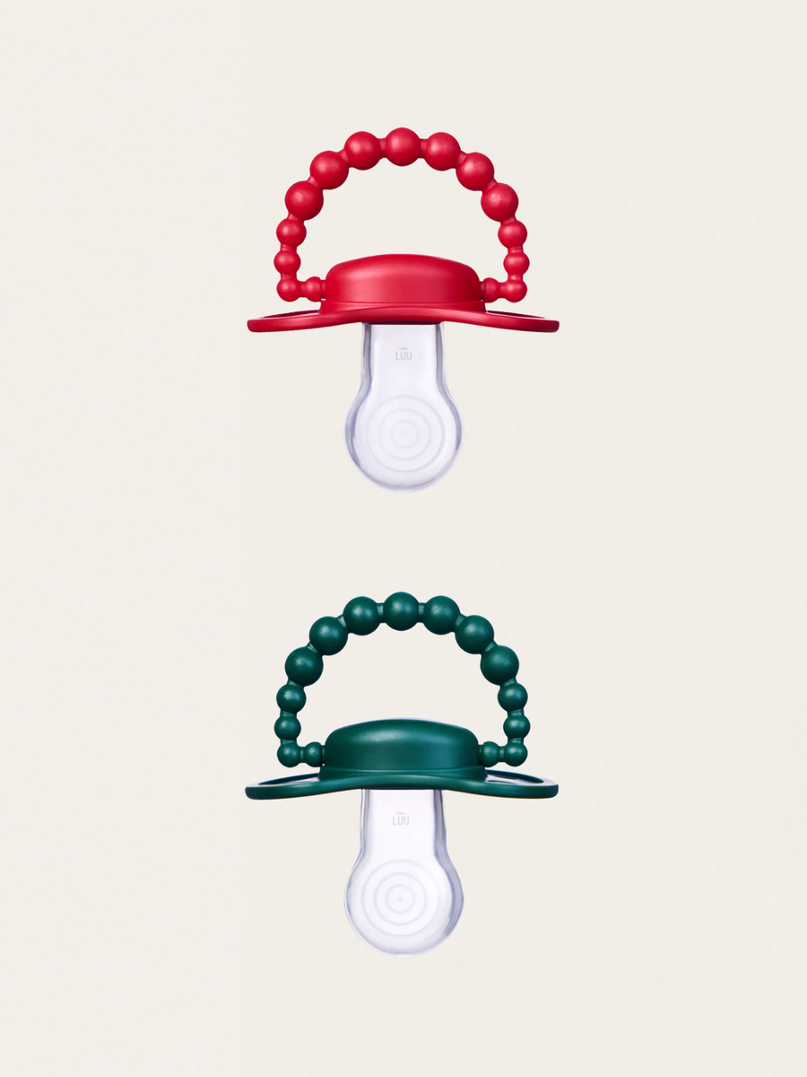 Zestaw Świąteczny - Smoczki pozycjonujące Holy Green & Santa Red