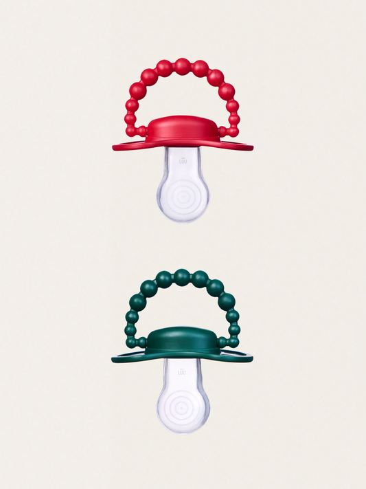 Zestaw Świąteczny - Smoczki pozycjonujące Holy Green & Santa Red