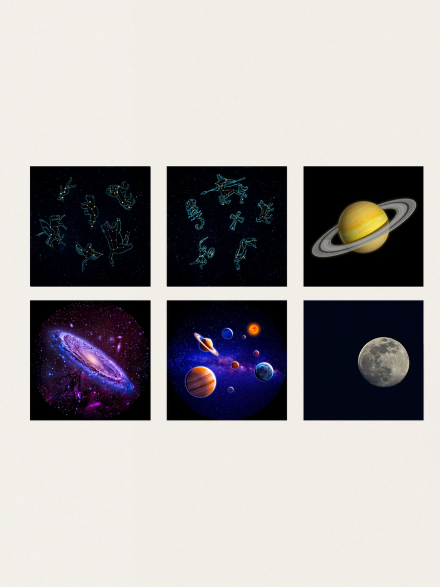 Projektor ścienny Galaxes z głośnikiem bluetooth