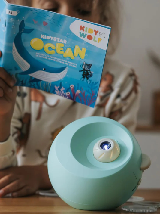 Projektor ścienny Ocean and seas z głośnikiem bluetooth