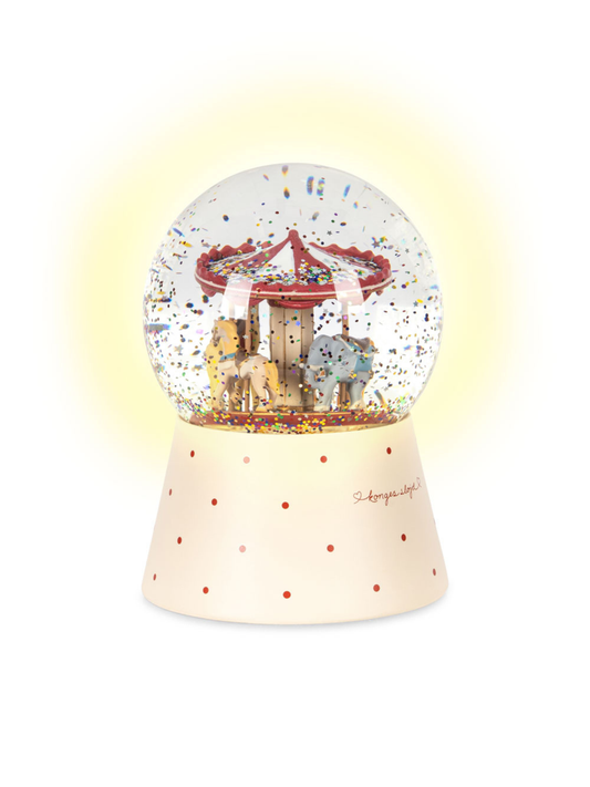 Kula ze śniegiem Sparkling Glow Ball