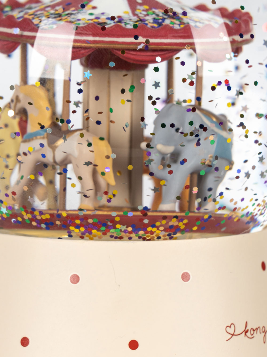 Kula ze śniegiem Sparkling Glow Ball