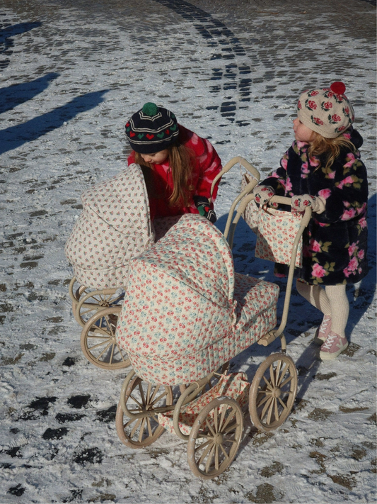 Wózek vintage dla lalek Doll Pram Mini Lumina