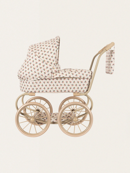 Wózek vintage dla lalek Doll Pram Mini Verona Blues