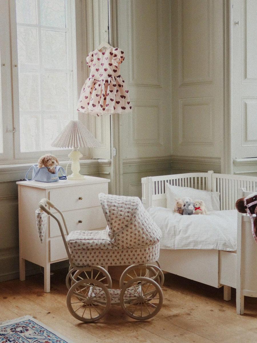 Wózek vintage dla lalek Doll Pram Mini Verona Blues