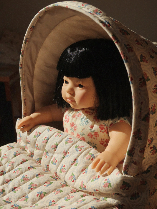 Wózek vintage dla lalek Doll Pram Mini Verona Blues