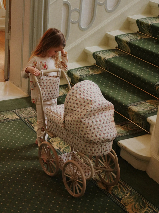 Wózek vintage dla lalek Doll Pram Mini Verona Blues