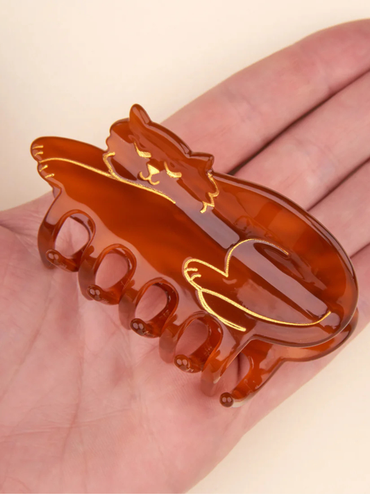 Klamra do włosów Brown Cat