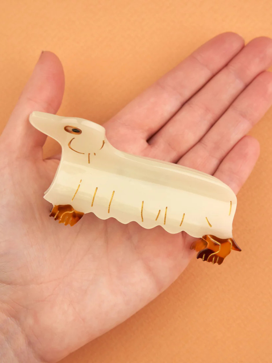 Klamra do włosów Ghost Dog Dachshund