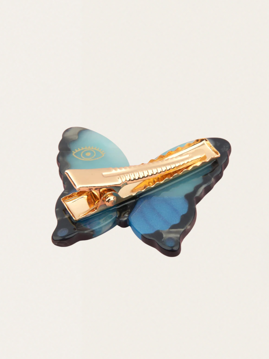 Spinka do włosów Blue Butterfly