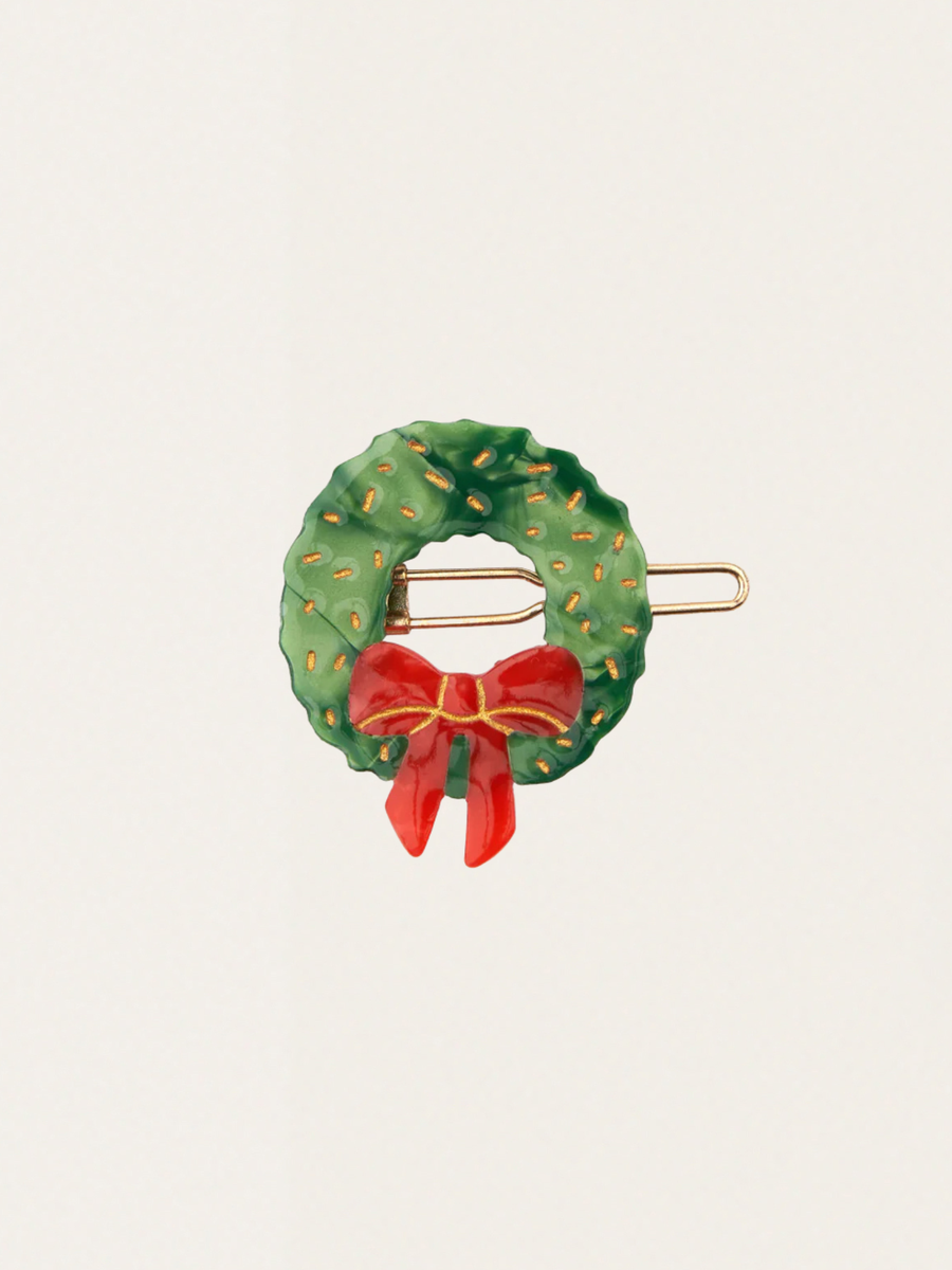 Spinka do włosów Christmas Wreath