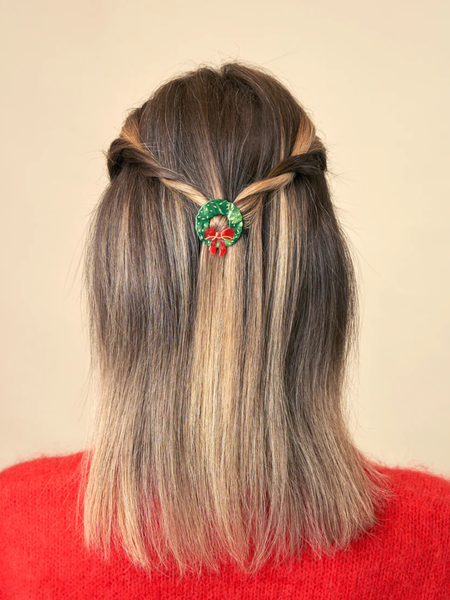 Spinka do włosów Christmas Wreath