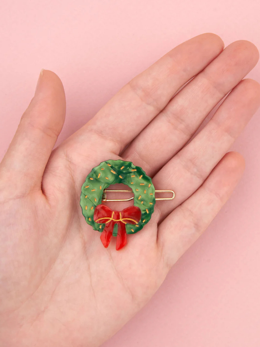 Spinka do włosów Christmas Wreath