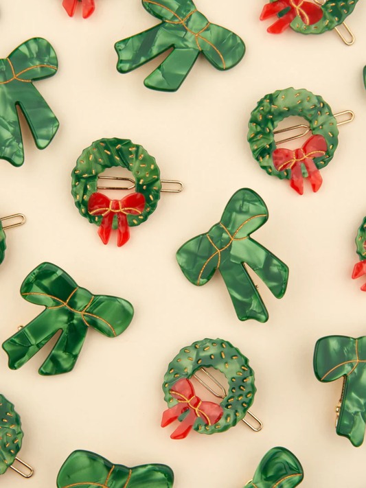 Spinka do włosów Christmas Wreath