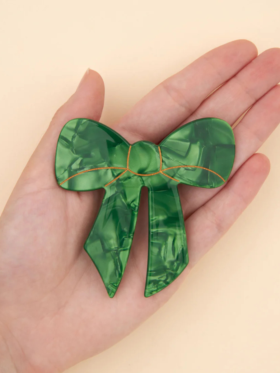 Spinka do włosów Bow Green