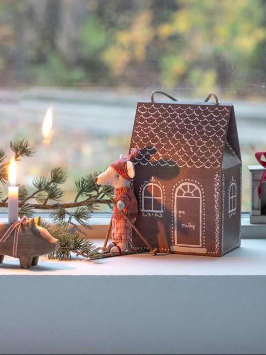 Papierowa torebka prezentowa Gingerbread house