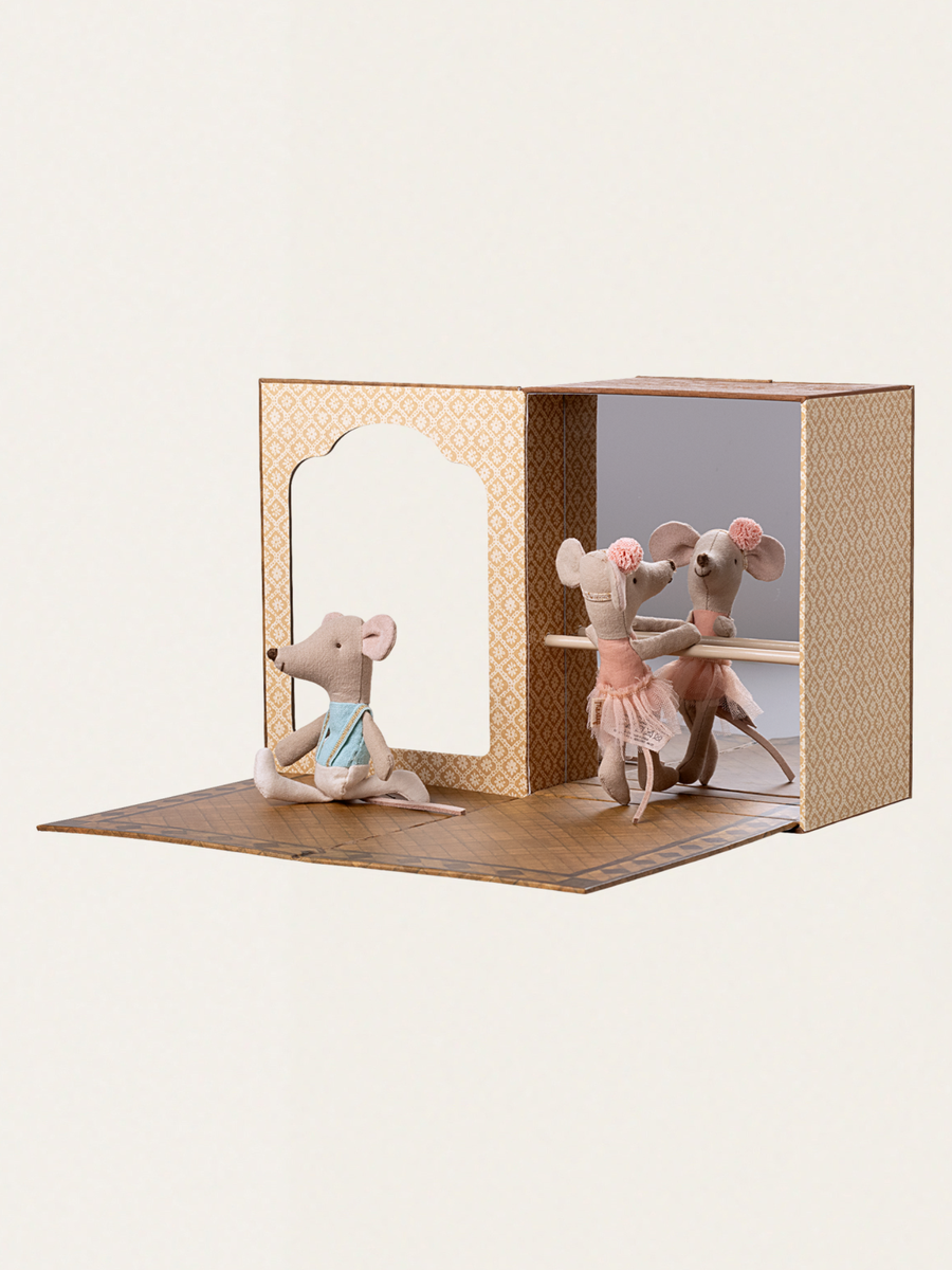 Myszki baletnice w studio tanecznym