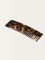 Classic comb in a Tokyo Dark leather case