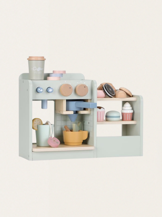 Drewniana kawiarenka