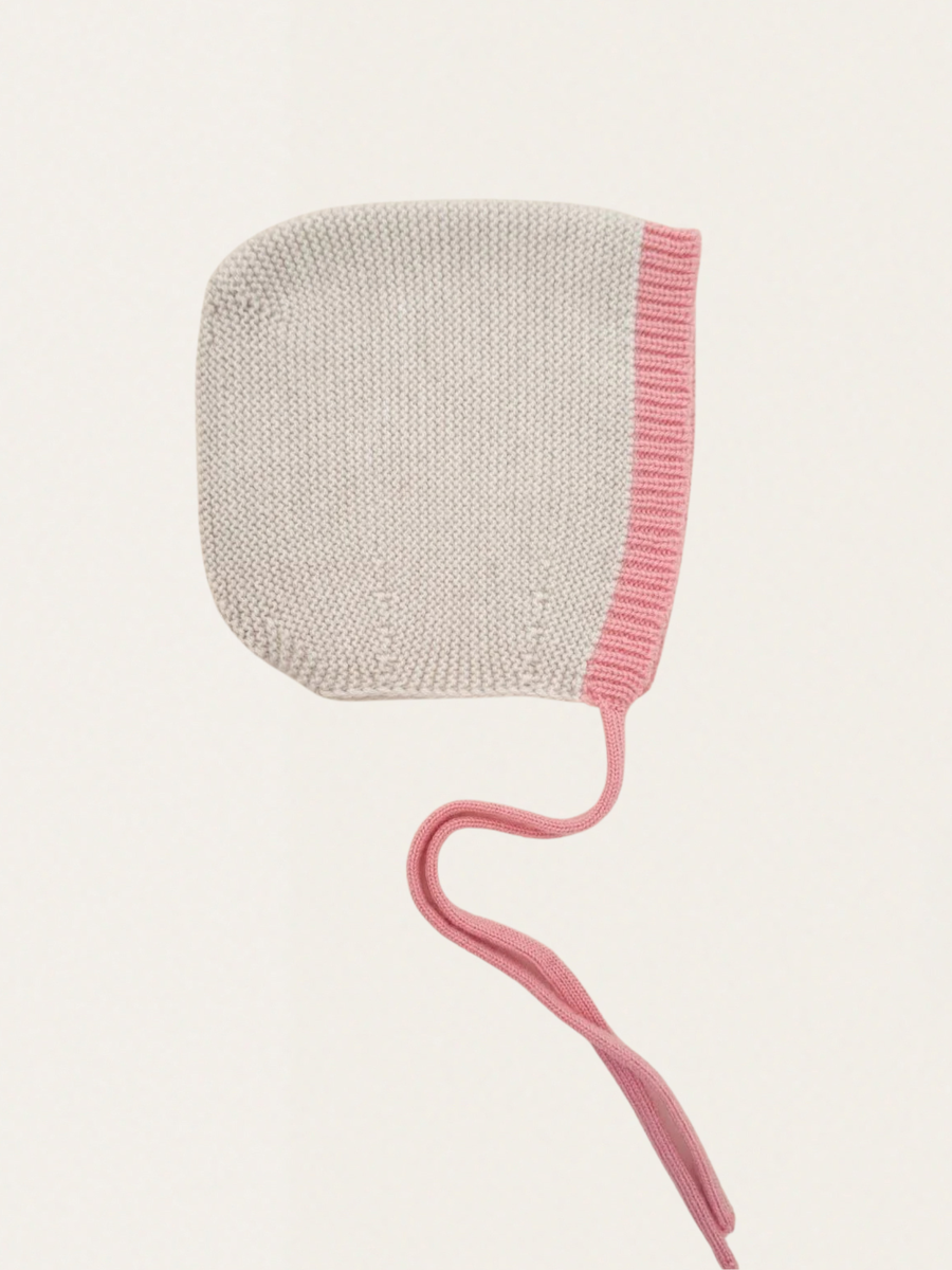 Bonetka z włoskiej wełny merino Dolly