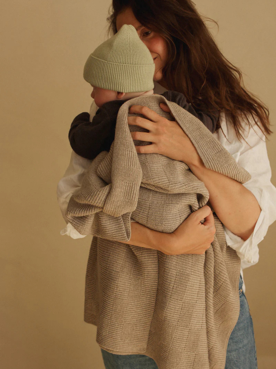 Kocyk z wełny merino Ivy