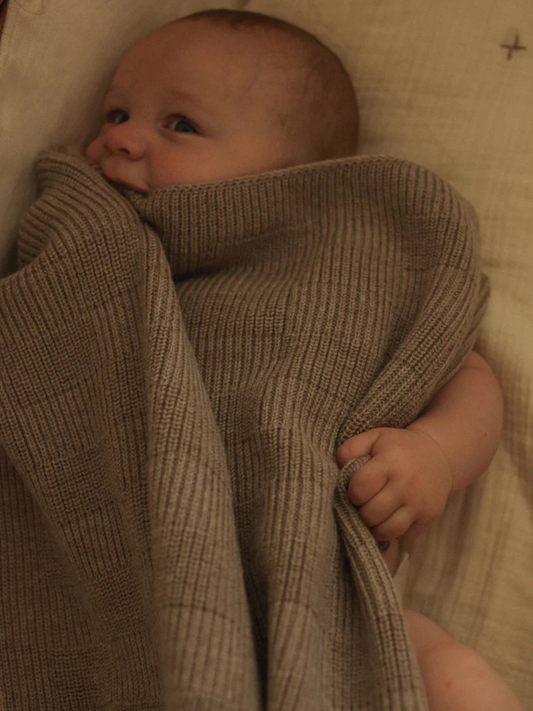 Kocyk z wełny merino Ivy