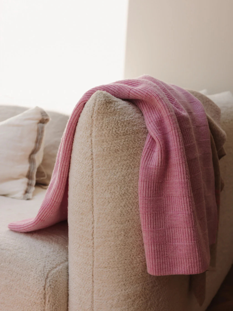 Kocyk z wełny merino Ivy