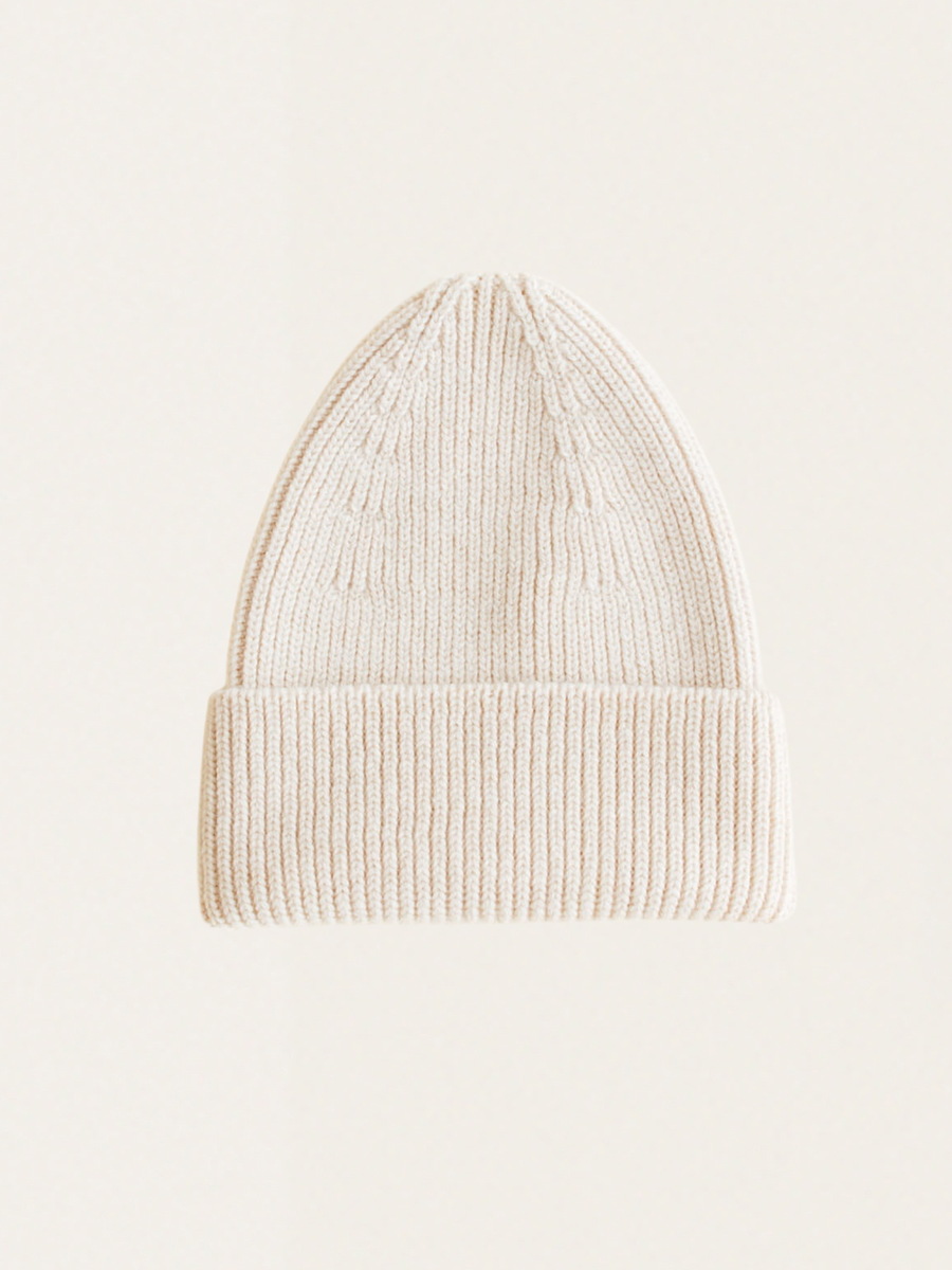 Prążkowana czapka z włoskiej wełny merino Fonzie ADULT