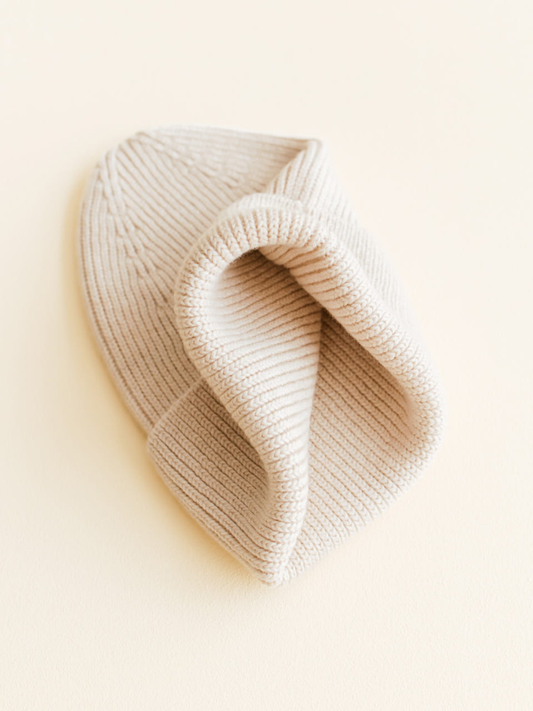 Prążkowana czapka z włoskiej wełny merino Fonzie ADULT