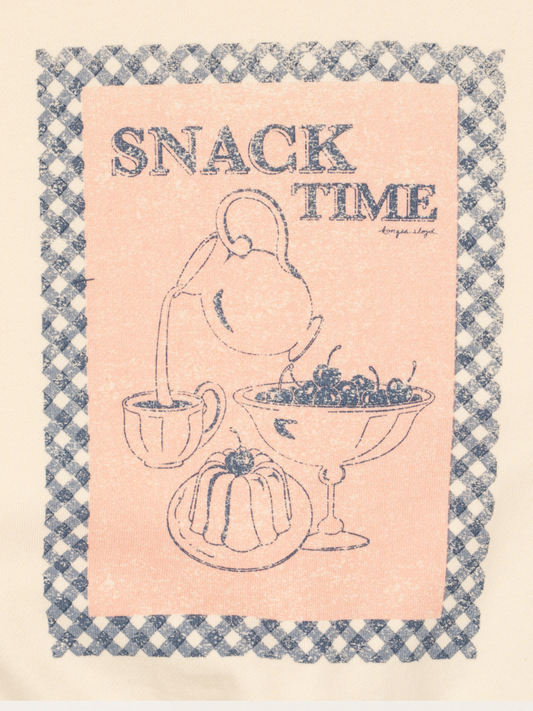 Bawełniana bluza polo Spotty Buttercream