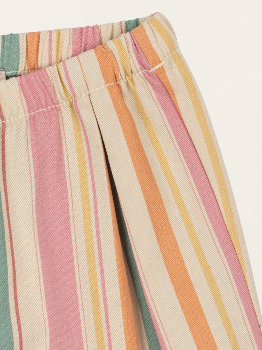 Bawełniane spodnie Frankie Miami Stripe