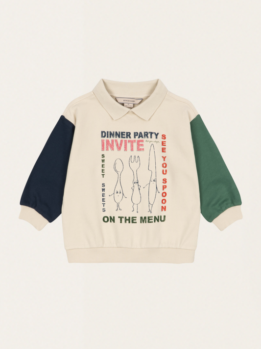 Bawełniana bluza polo Spotty Multi Color