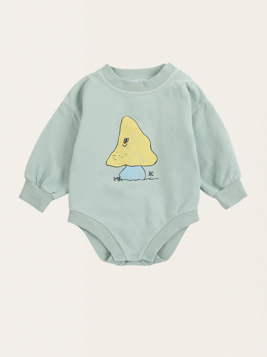 Bawełniane body o kroju bluzy Mush Monster