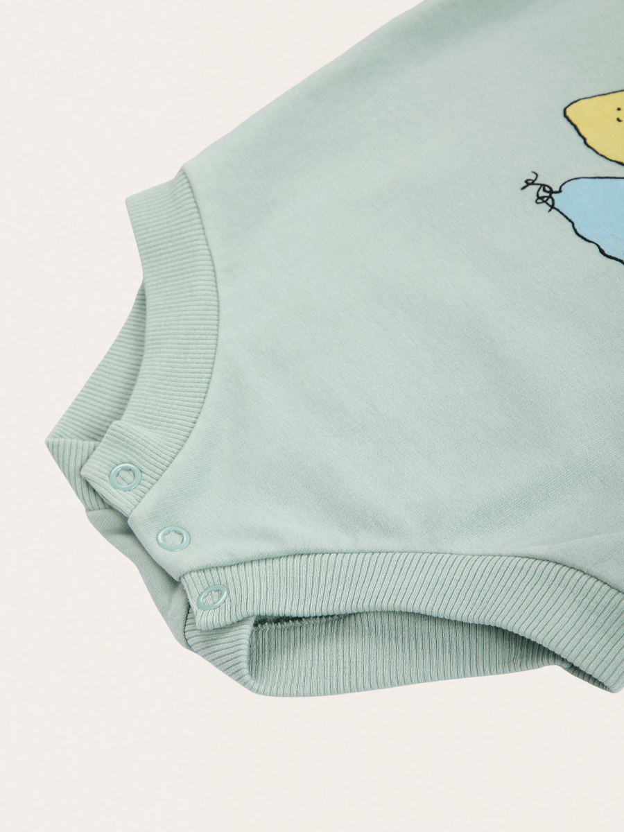 Bawełniane body o kroju bluzy Mush Monster